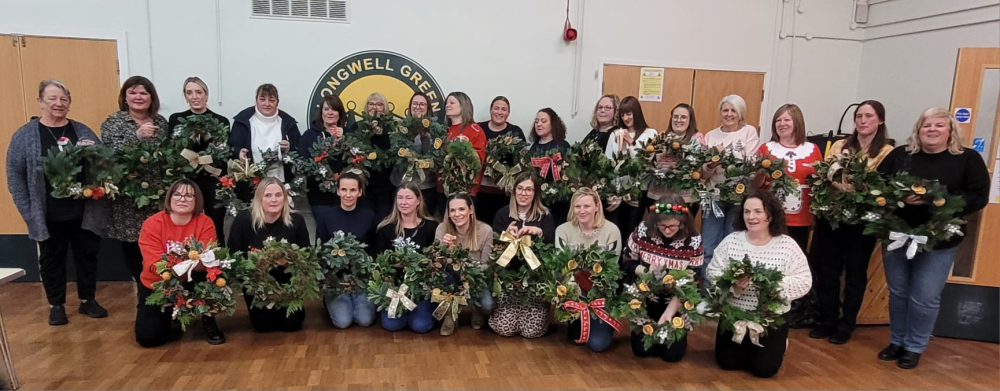 Wreath Making Course 04/11/2025 Longwell Green Primary School