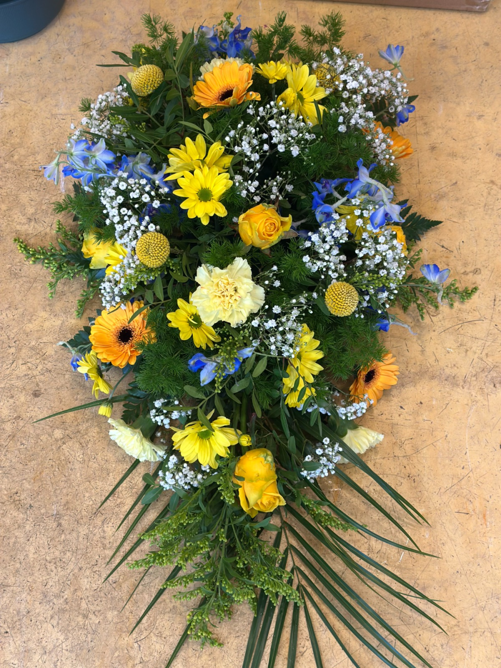 Golden Meadow Tribute Spray